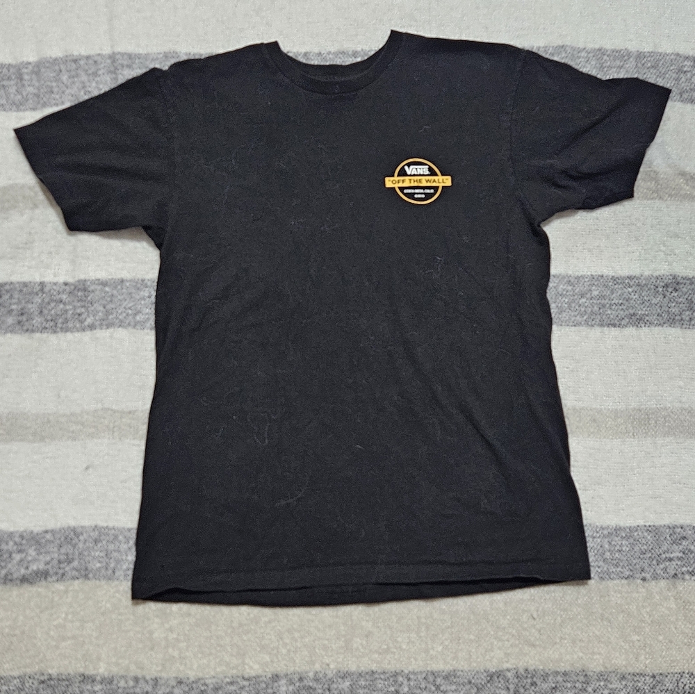 Iconic Vans Black and Yellow Logo Tee